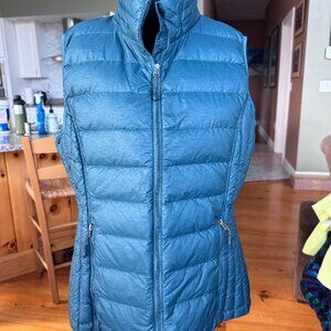 Womens 32 Degrees Heat, Dark teal DOWN Vest Size Large